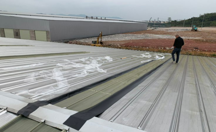 孝感厂房屋面防水维修案例